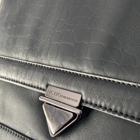 BCBGeneration Black Envelope Clutch - Picture 3 of 5